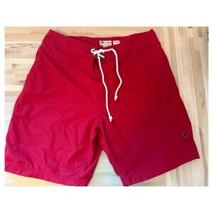 J.Crew Red Board Swim‎ Shorts - Size 34